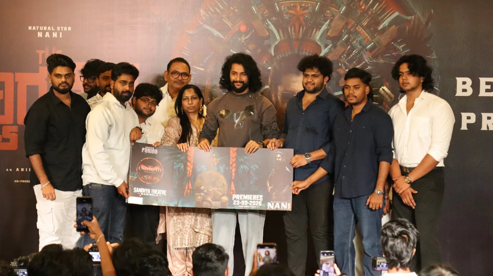 ತಾಯಿ-ಮಗನ ಭಾವನೆಯೇ ‘ದಿ ಪ್ಯಾರಡೈಸ್’ ಚಿತ್ರದ ಬೆನ್ನೆಲುಬು: ನಾನಿ
